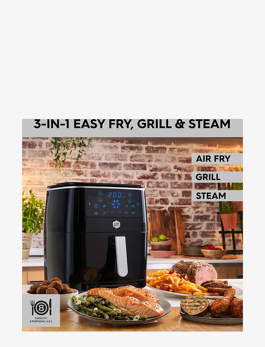 OBH Nordica - Easy Fry & Grill 3in1 Steam+ 1900 W - black - 1