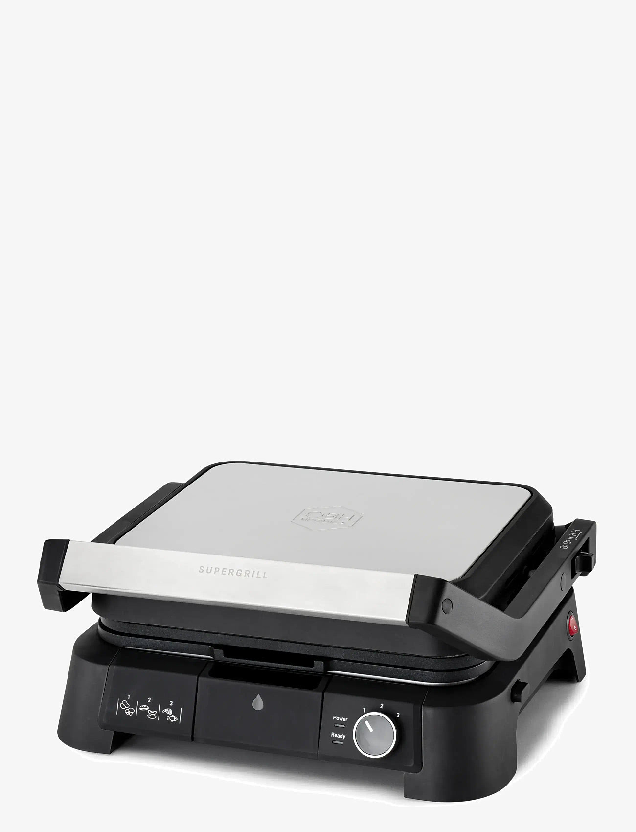 OBH Nordica - SuperGrill Grill 3in1 Stainless steel - tischgrills - stainless steel / black - 1
