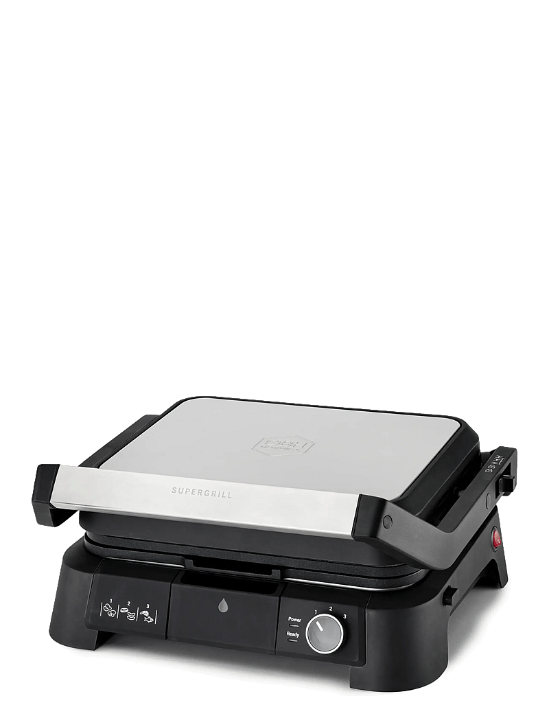 OBH Nordica - SuperGrill Grill 3in1 Stainless steel - tischgrills - stainless steel / black - 1