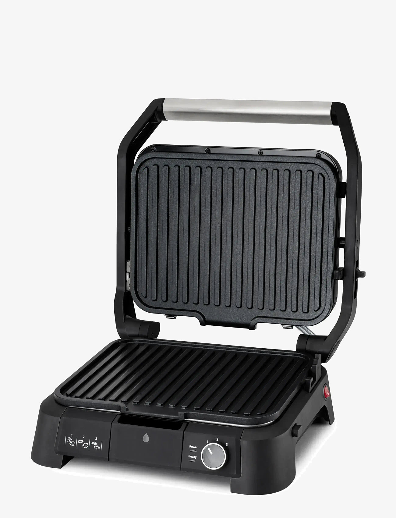 OBH Nordica - SuperGrill Grill 3in1 Stainless steel - tischgrills - stainless steel / black - 2