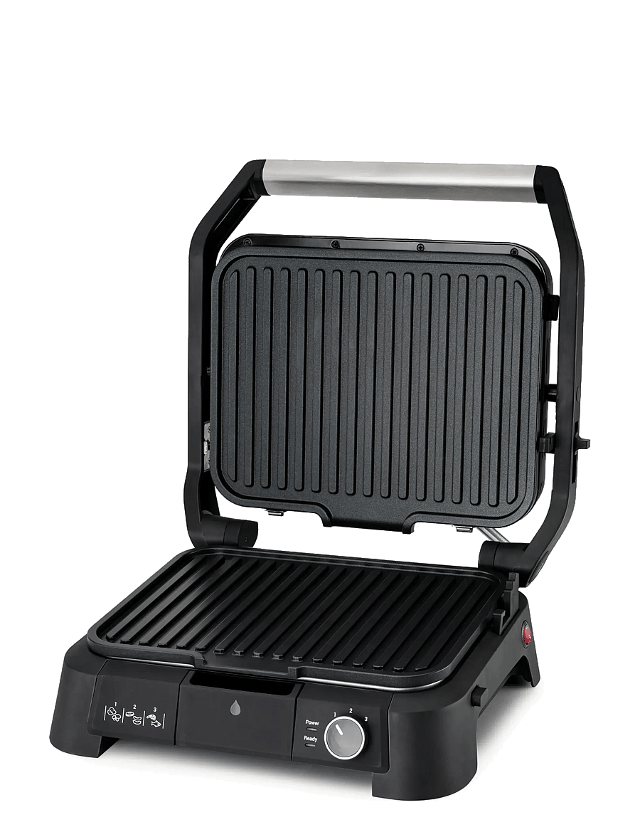 OBH Nordica - SuperGrill Grill 3in1 Stainless steel - tischgrills - stainless steel / black - 2