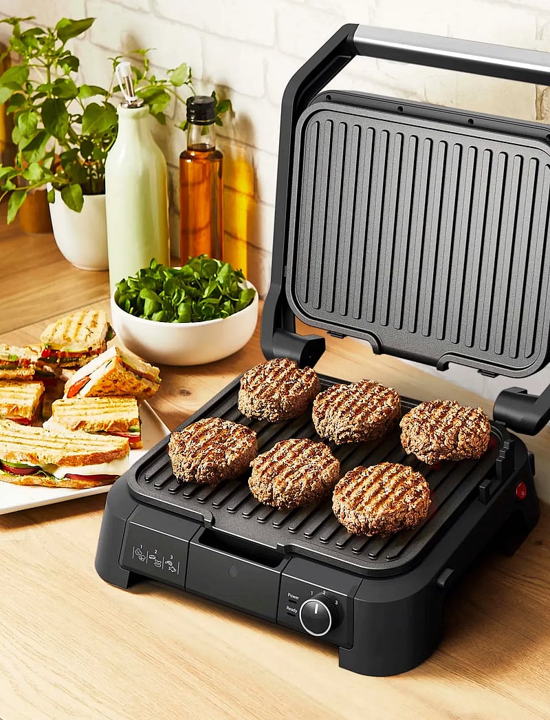 OBH Nordica - SuperGrill Grill 3in1 Stainless steel - tischgrills - stainless steel / black - 0