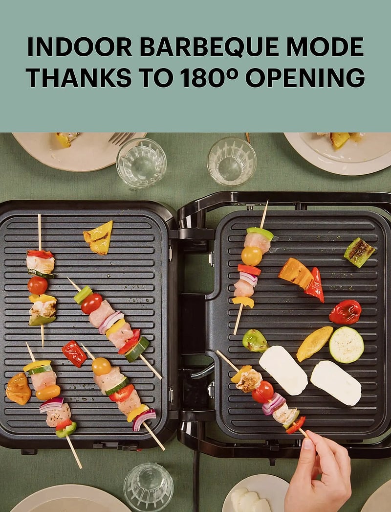 OBH Nordica - SuperGrill Grill 3in1 Stainless steel - tischgrills - stainless steel / black - 5