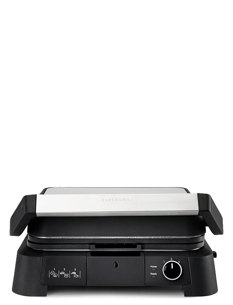 OBH Nordica - SuperGrill Grill 3in1 Stainless steel - tischgrills - stainless steel / black - 3