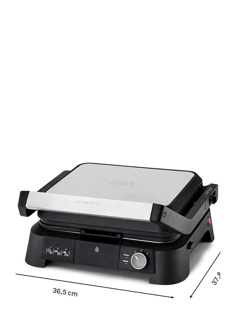 OBH Nordica - SuperGrill Grill 3in1 Stainless steel - tischgrills - stainless steel / black - 4