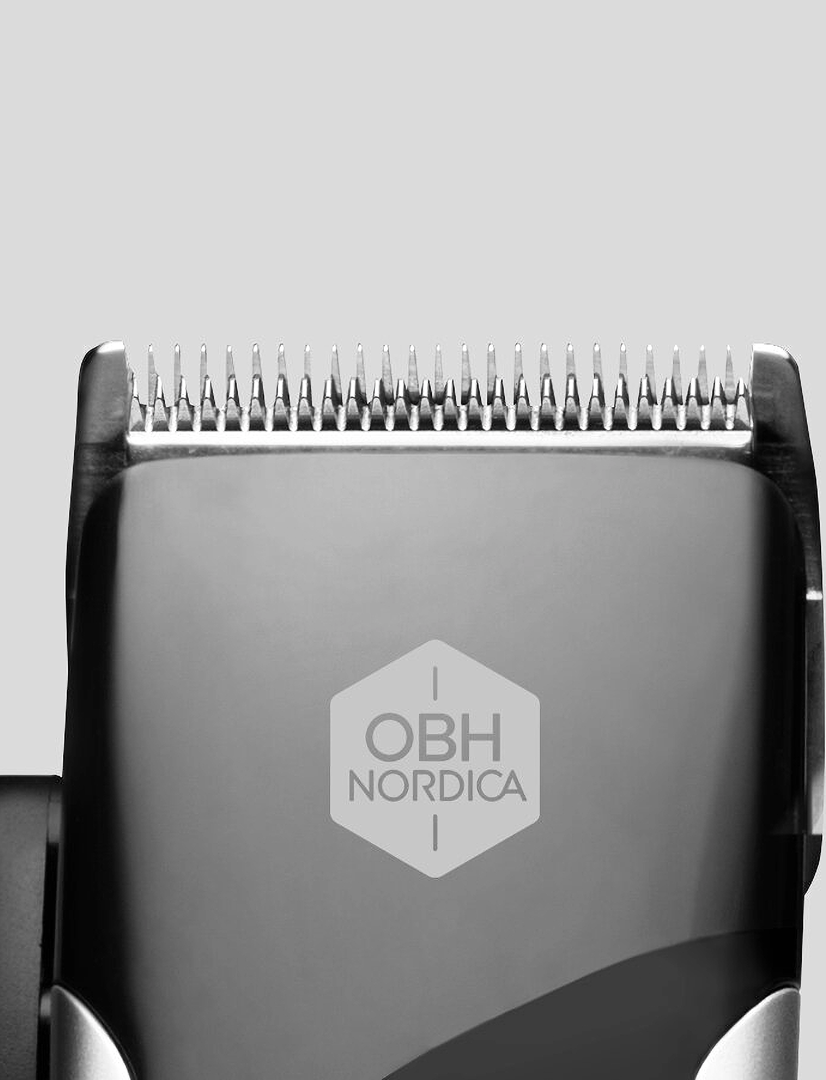 OBH Nordica - Attraxion classic hair and beard clipper - black, silver - 4