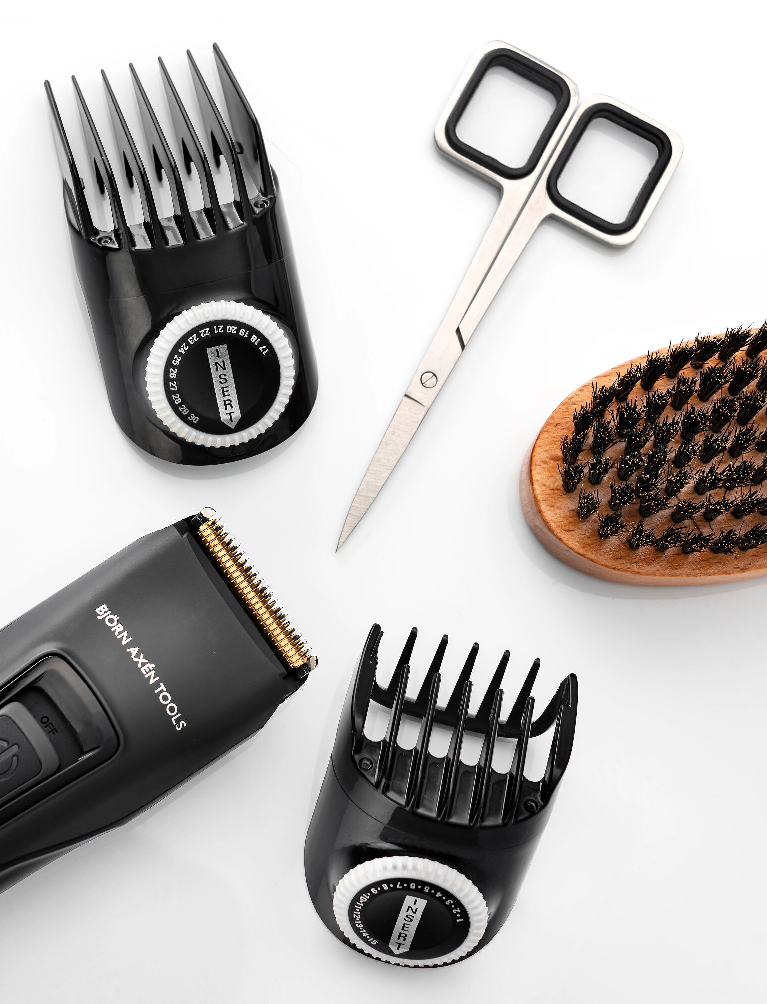 OBH Nordica Björn Axén Tools Beard And Hair Trimming Kit, One Size, Shaving Products, Schwarz - Trimmer, Beauty