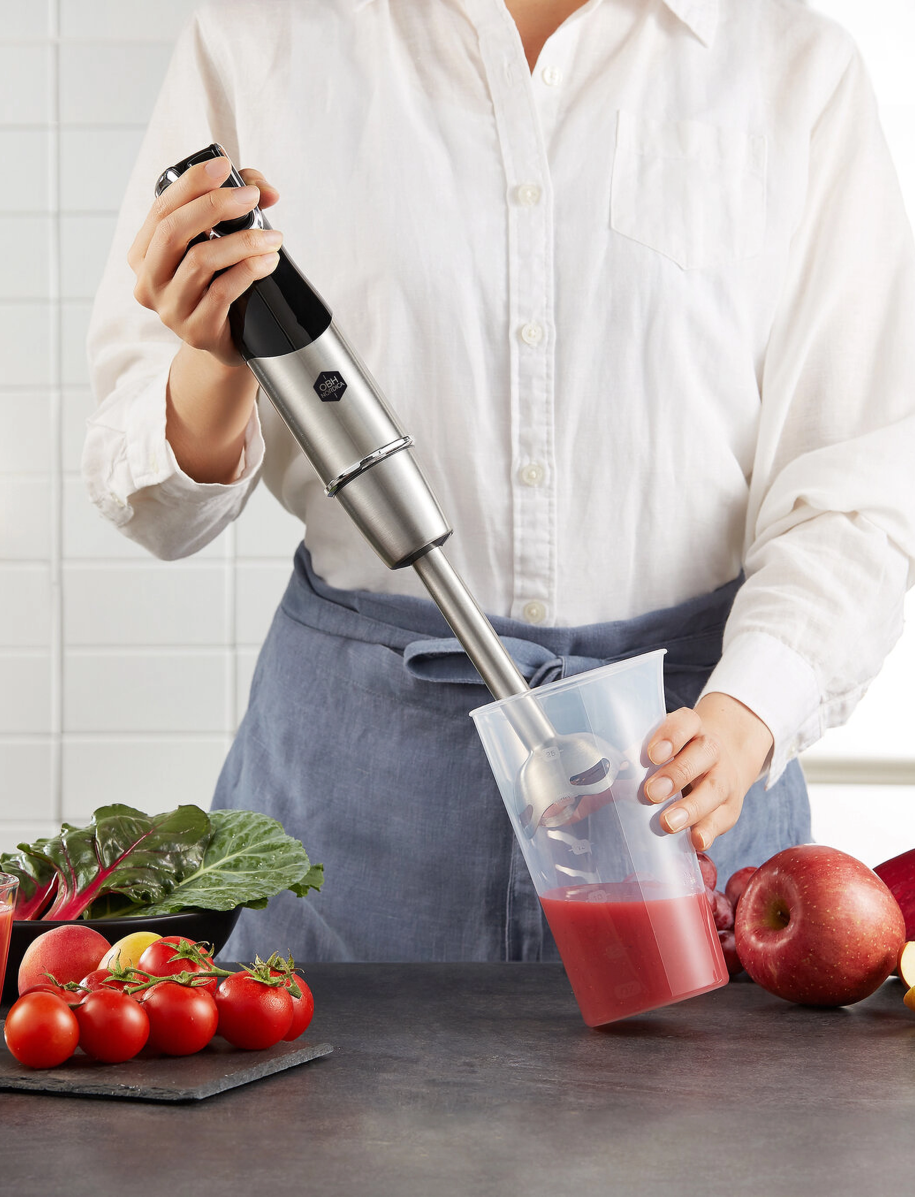 OBH Nordica - Infiny Force Pro stick mixer set 1200 W - versla eftir verði - steel - 4