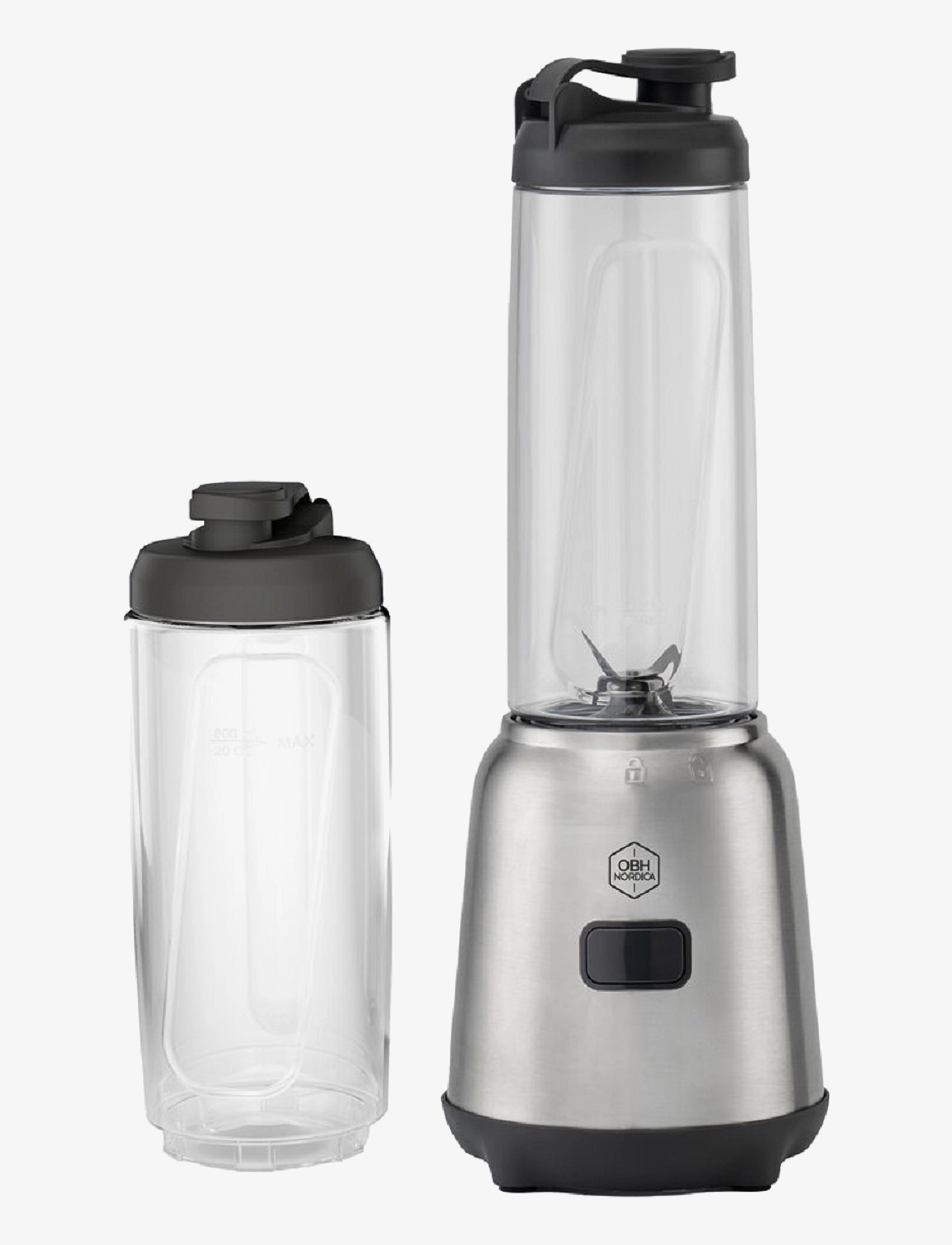 OBH NORDICA Mix & Move Blender 2x0,6L. 300 W Silber - 0.6 L - Unisex