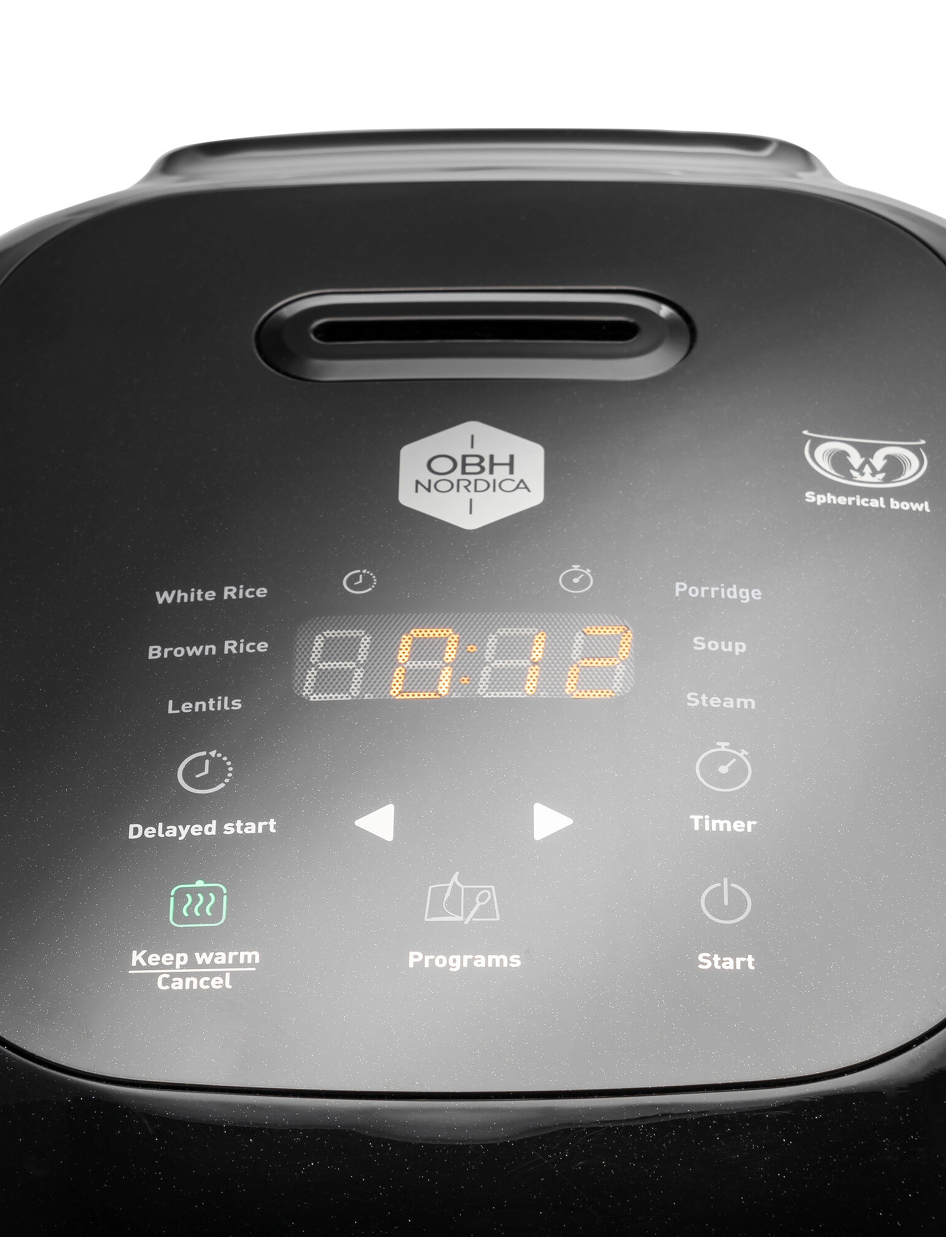 OBH Nordica - Versatile rice cooker multicooker 2 liter - gotowanie - black - 5