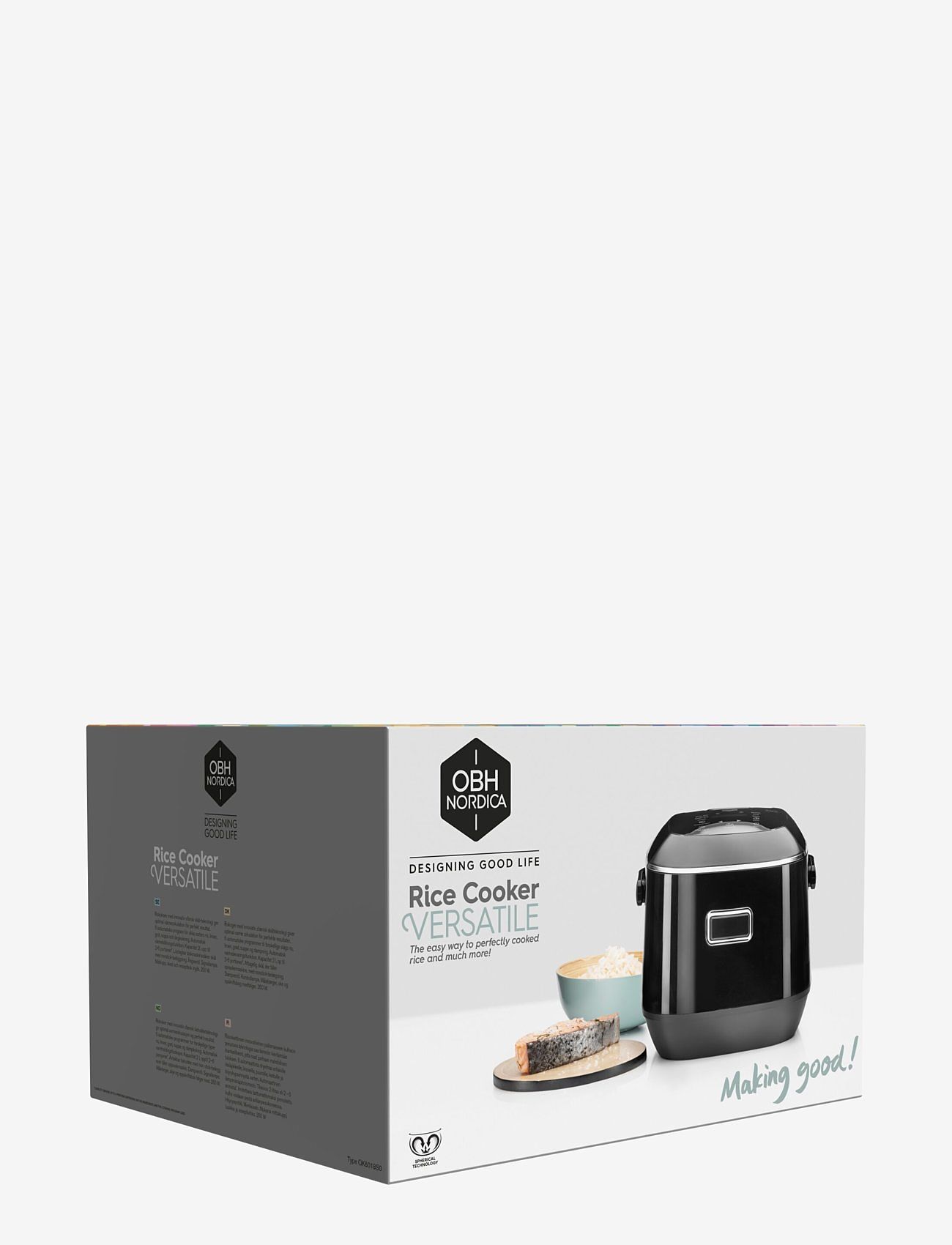 OBH Nordica - Versatile rice cooker multicooker 2 liter - madlavning - black - 1