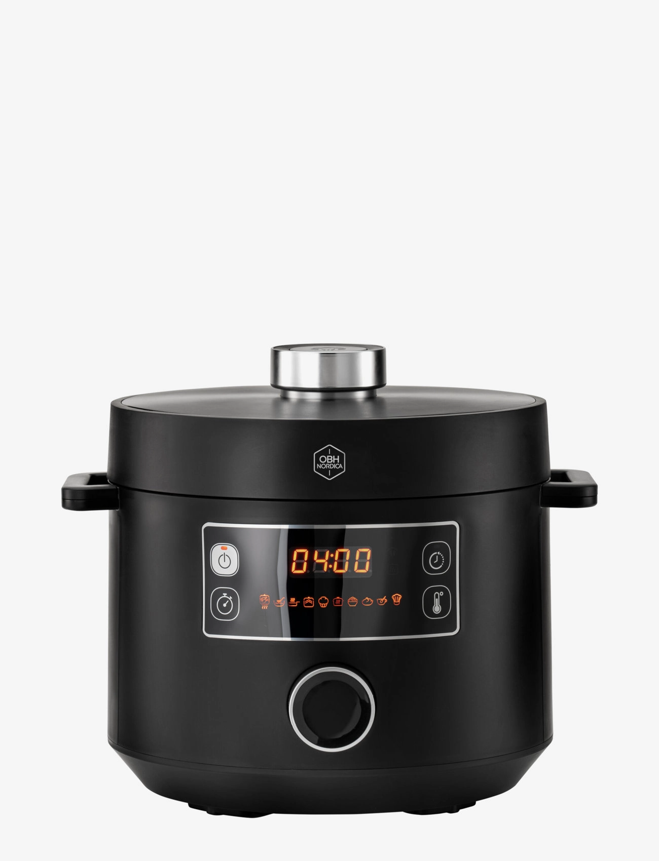 OBH Nordica Turbo Cuisine MultiCooker 5 Liter - Køkken - STAINLESS STEEL / black