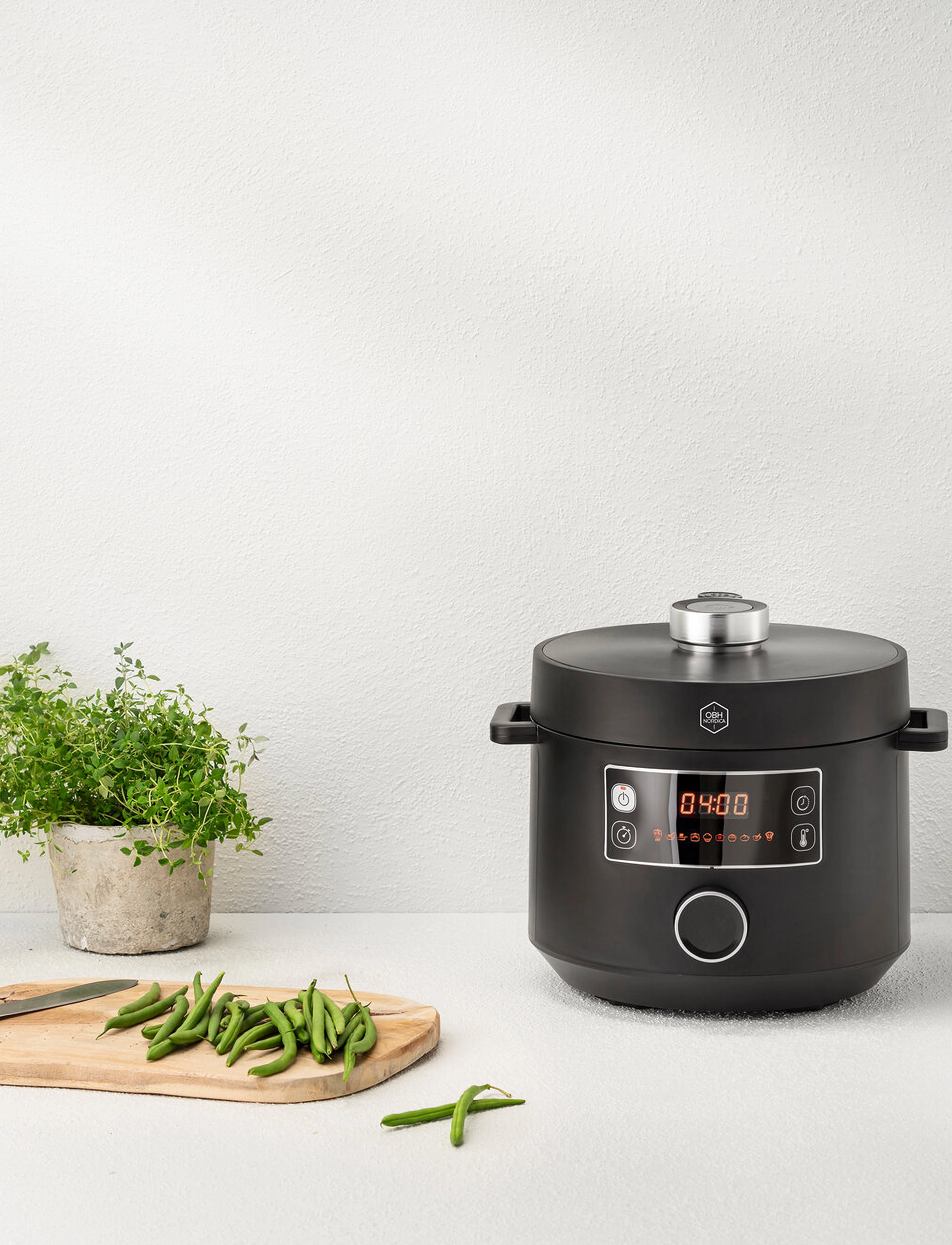 OBH Nordica Turbo Cuisine Multicooker 5 Liter, 5 L, Black, Køkkenmaskiner > Riskogere, Unisex