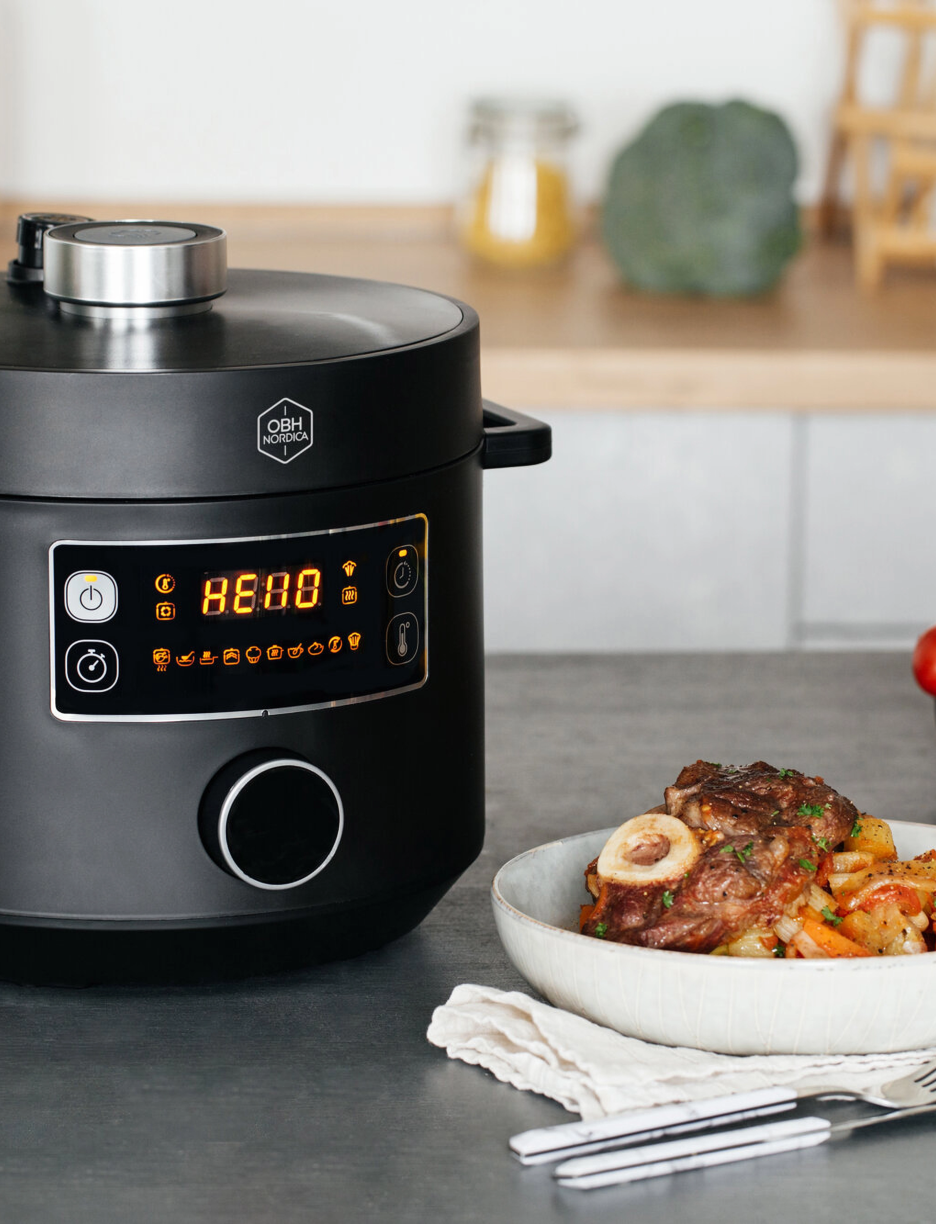 OBH Nordica - Turbo Cuisine MultiCooker 5 Liter - kochen - stainless steel - 4