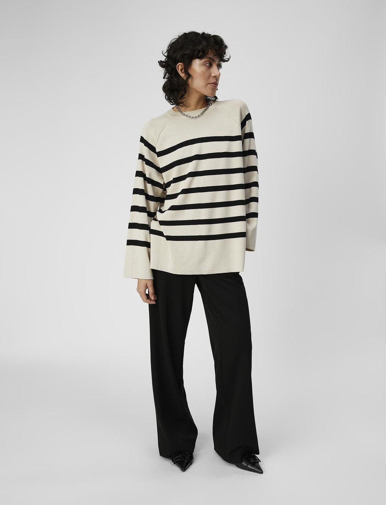 OBJECT Objester LS Knit Top stickade tröjor dam – bild 7