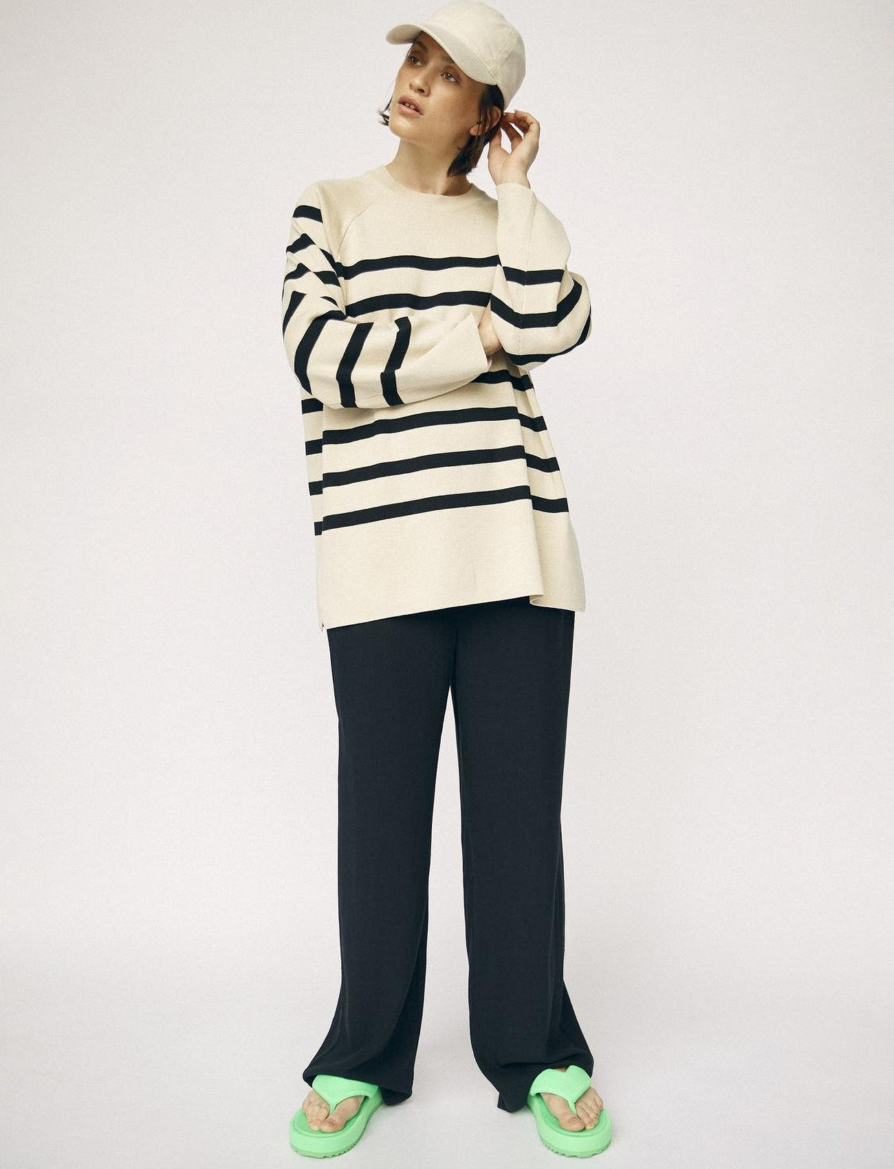 OBJECT Objester LS Knit Top stickade tröjor dam – bild 9