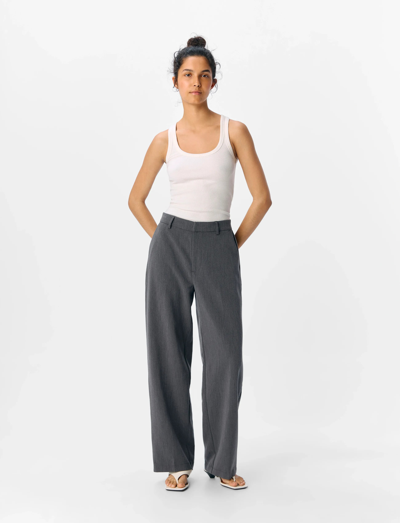 Object Collectors Item Objsigrid Casual Pant kostymbyxor dam – bild 9