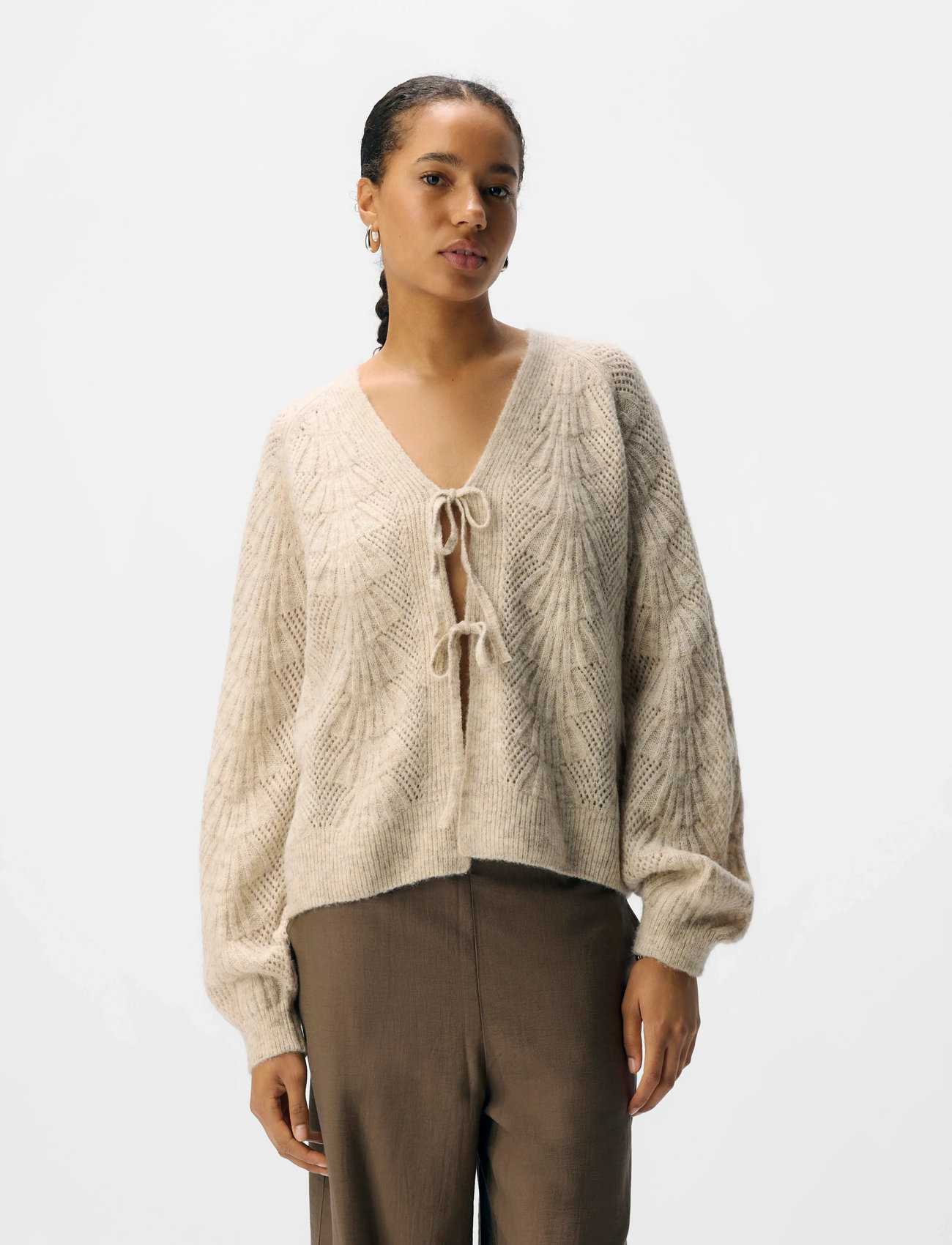 OBJECT Objflora Re L/S KNIT CARDIGAN dam – bild 7