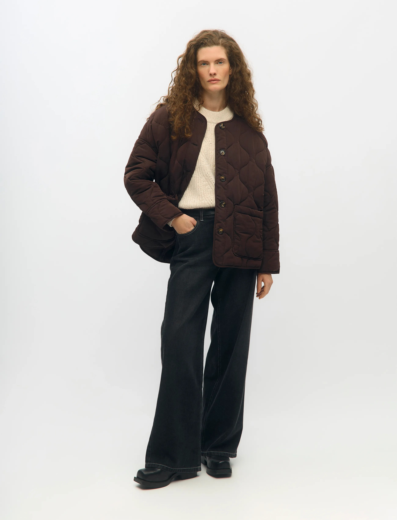 Object Collectors Item Objallie Ls Lo Quilted Jacket bomberjackor dam – bild 8