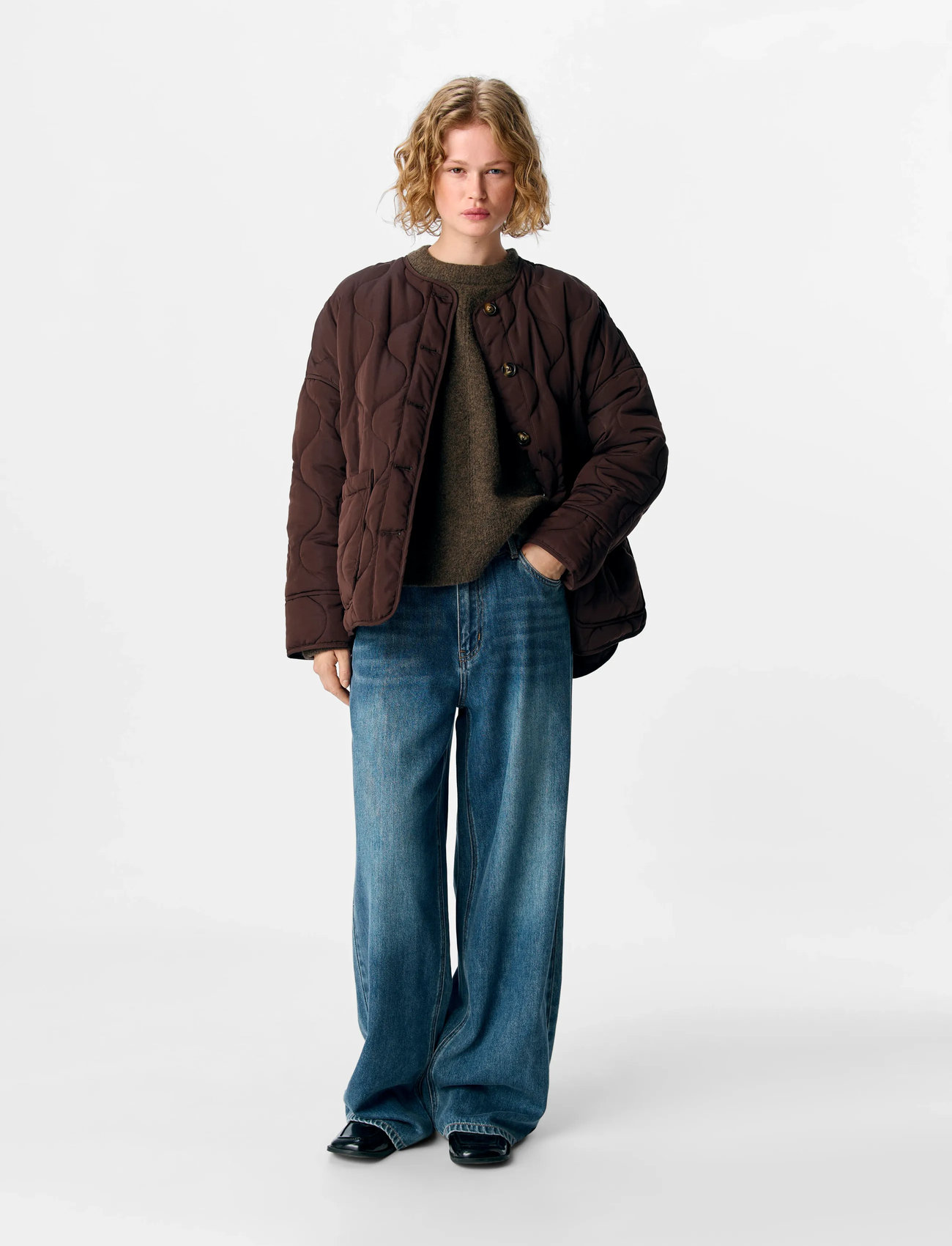Object Collectors Item Objallie Ls Lo Quilted Jacket bomberjackor dam – bild 9