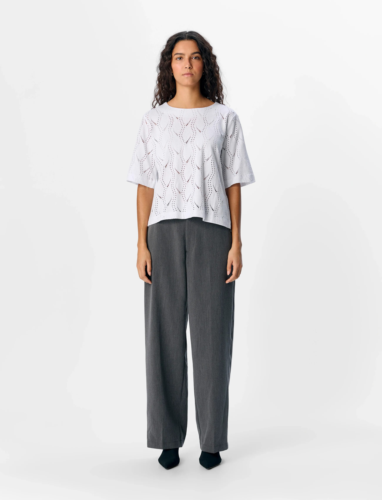 OBJECT Objava 2/4 LO O-NECK TOP LO O t-shirts dam – bild 7