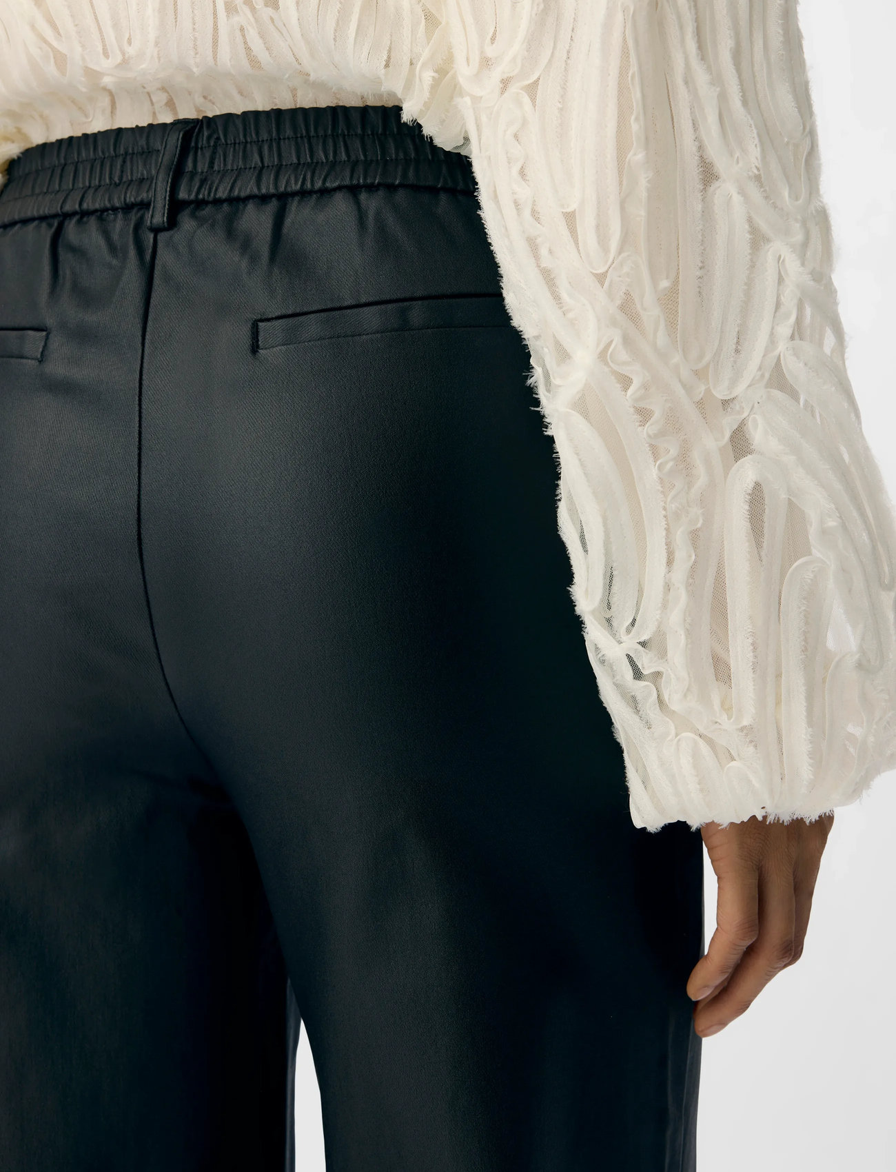 Object Collectors Item Objmelba Lisa Wide Coated Pant skinnbyxor dam – bild 8