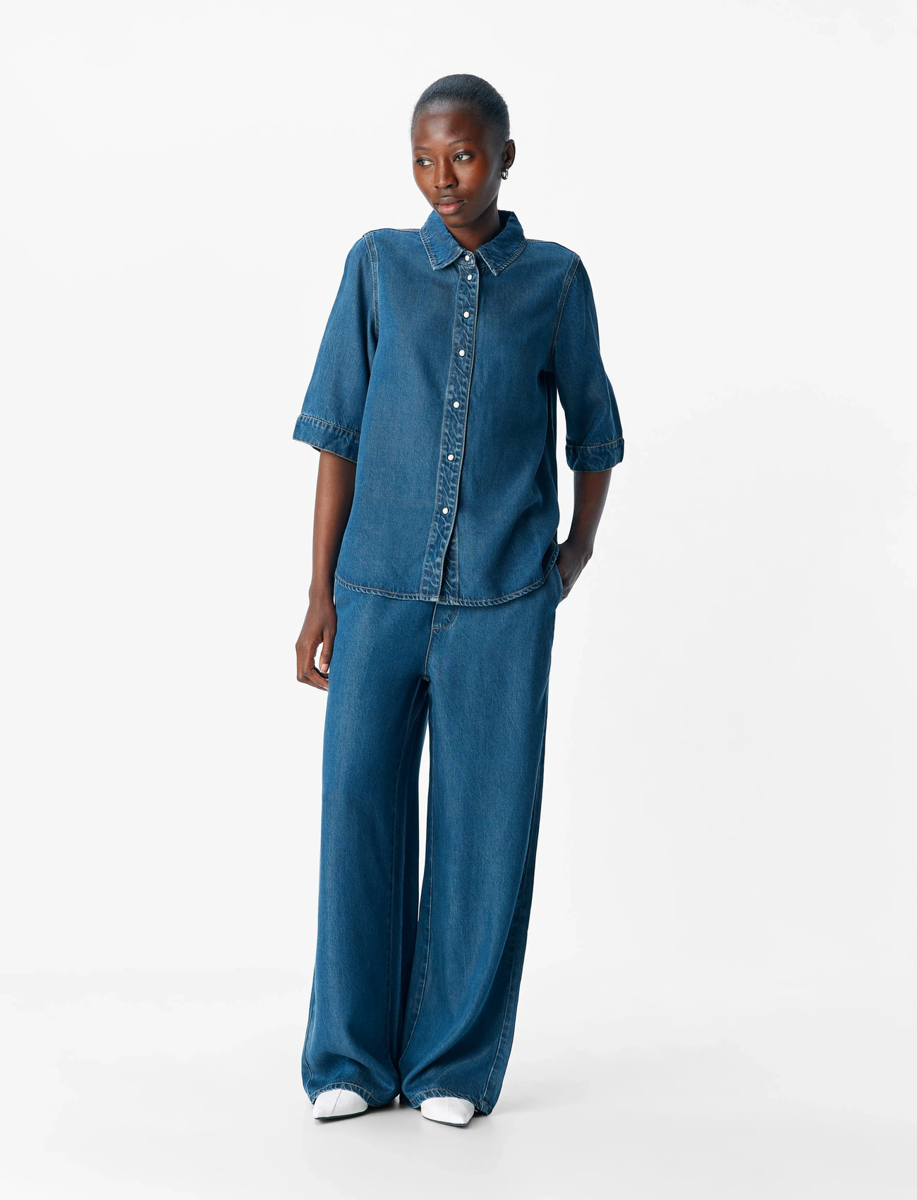 Object Objframe 2/4 Re Denim Top Noos - - XS 2
