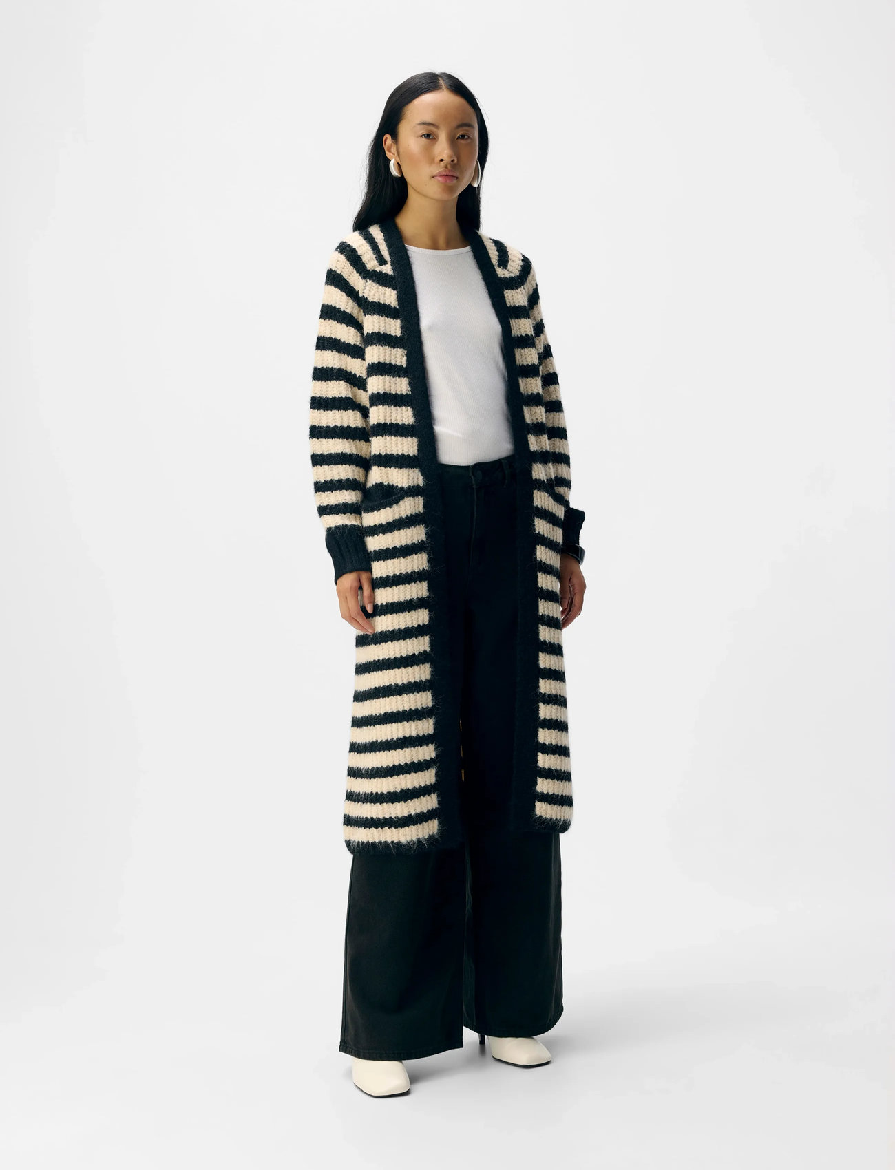 Object Collectors Item Objmilu Ls Lo Long Knit Cardig koftor & cardigans dam – bild 5