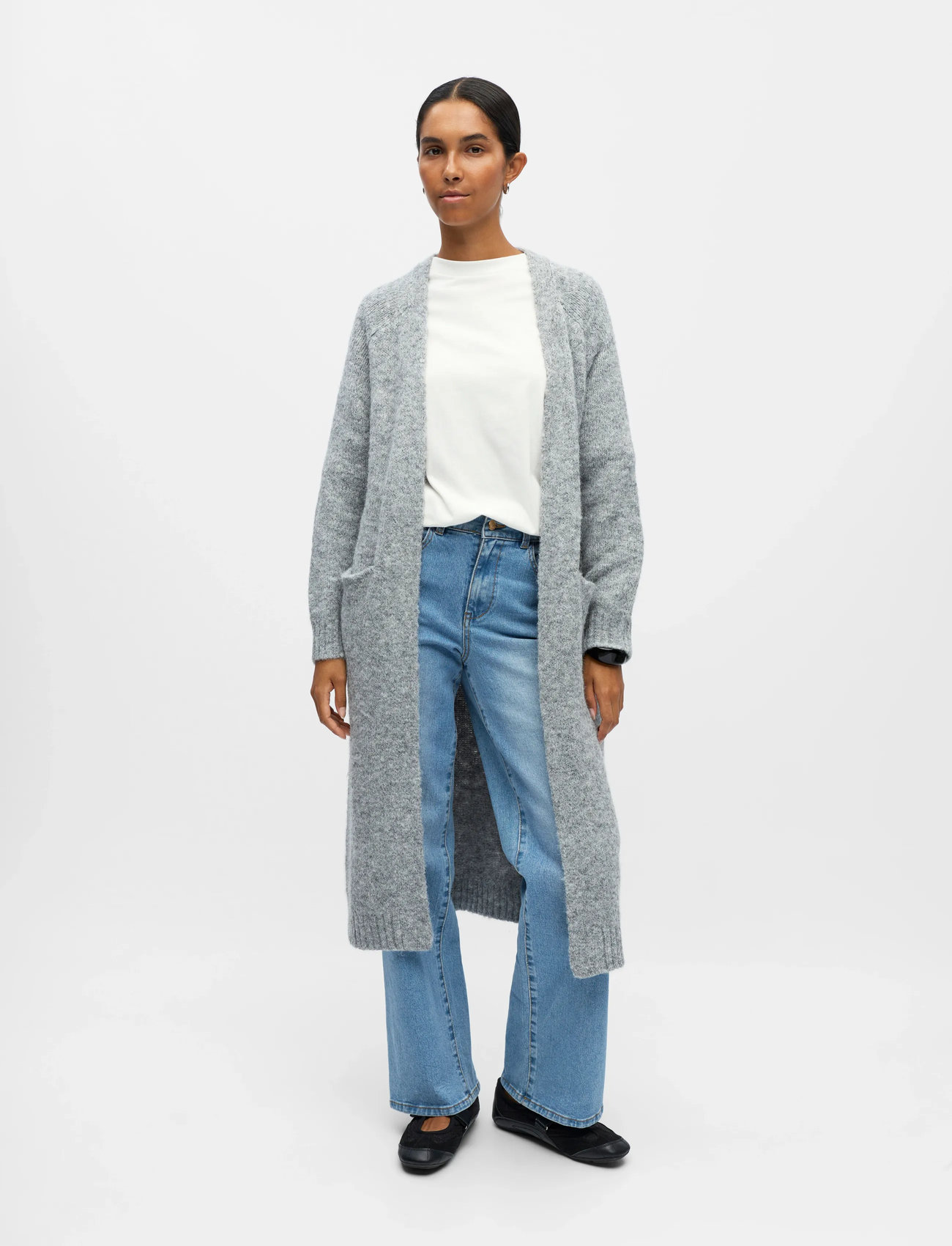 Object Collectors Item Objmilu Ls Lo Long Knit Cardig koftor & cardigans dam – bild 6