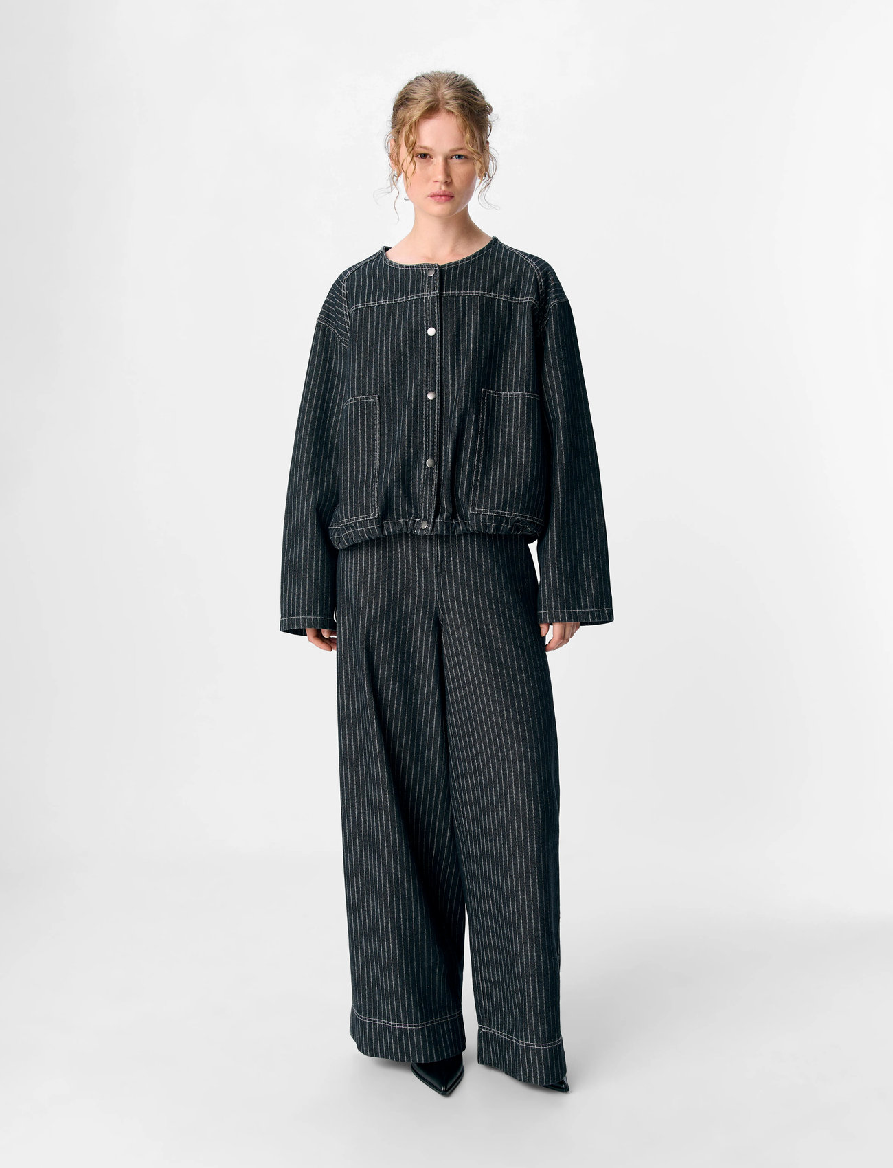 Object Objamy L/S Lo Shirt E Au 25 - Navy - 34