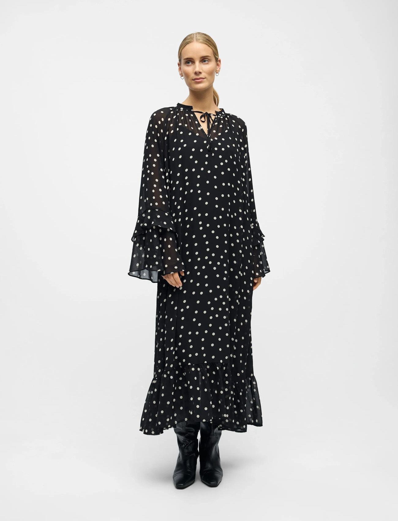 Object Collectors Item Objgina L/S RE LONG DRESS RE maxiklänningar dam – bild 8