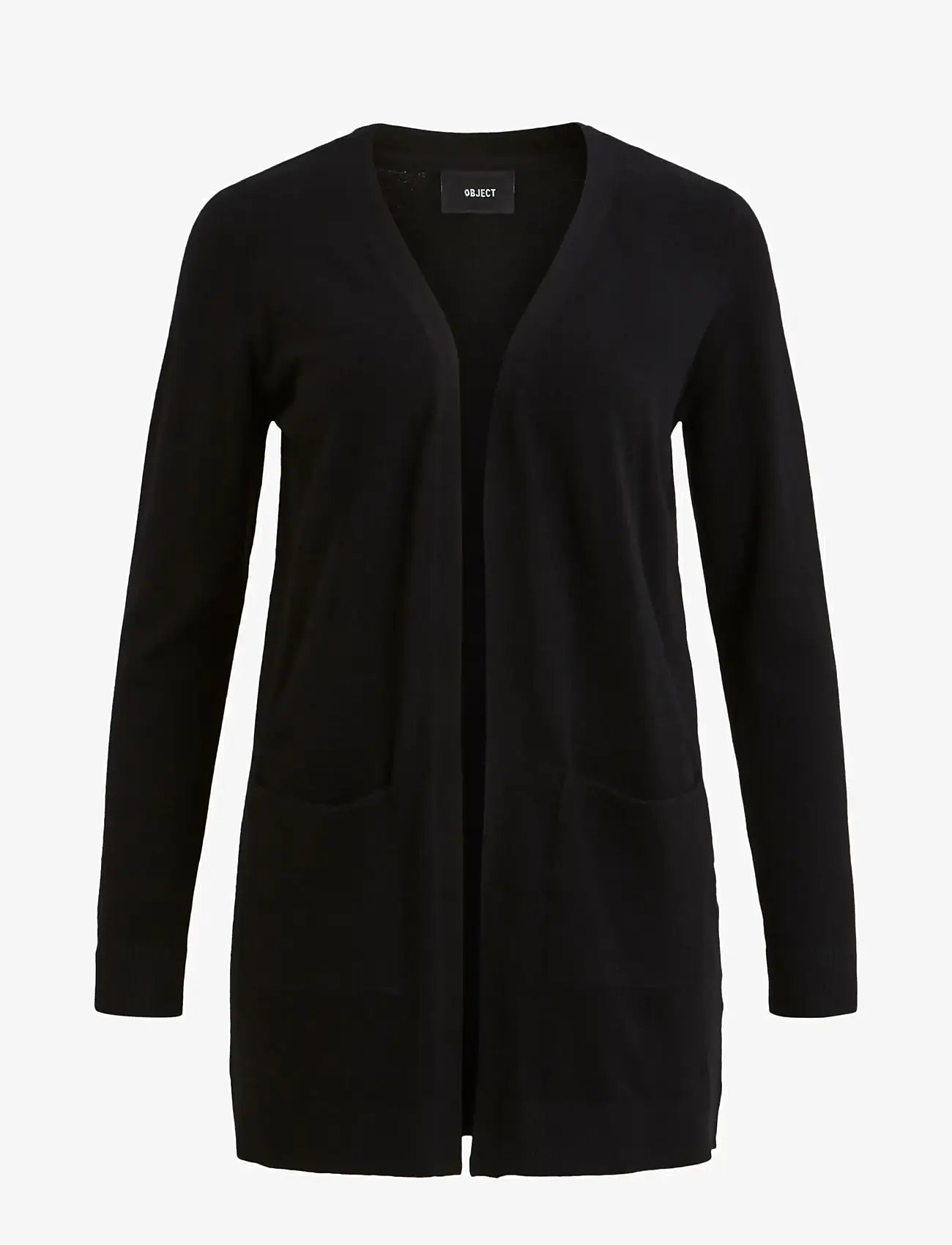 Object - OBJTHESS L/S CARDIGAN - sügisesed riided - black - 0