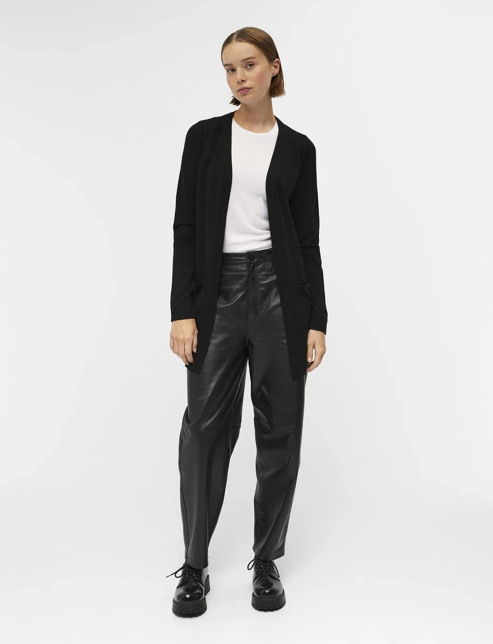 Object - OBJTHESS L/S CARDIGAN NOOS - koftor - black - 4