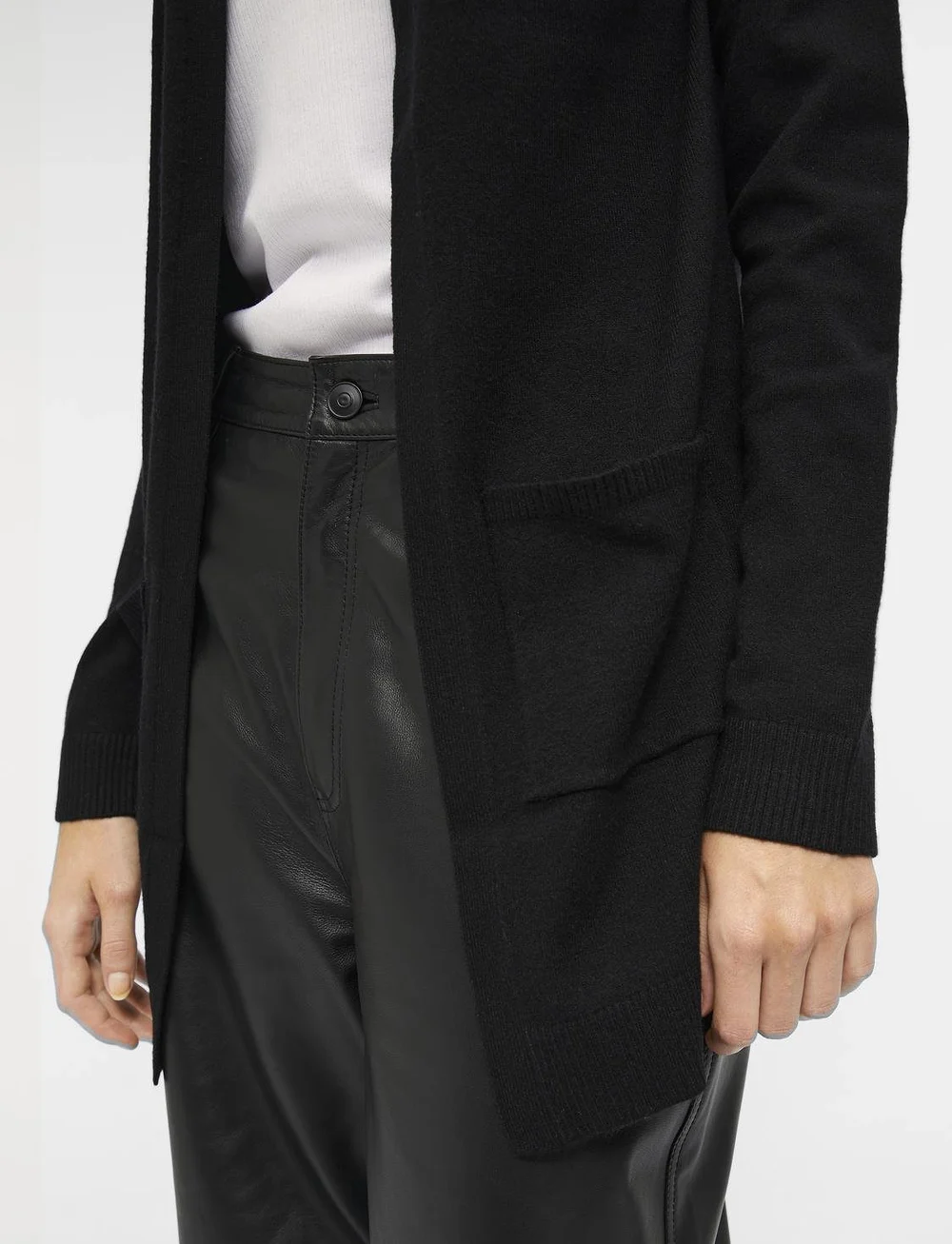 Object - OBJTHESS L/S CARDIGAN NOOS - koftor - black - 5