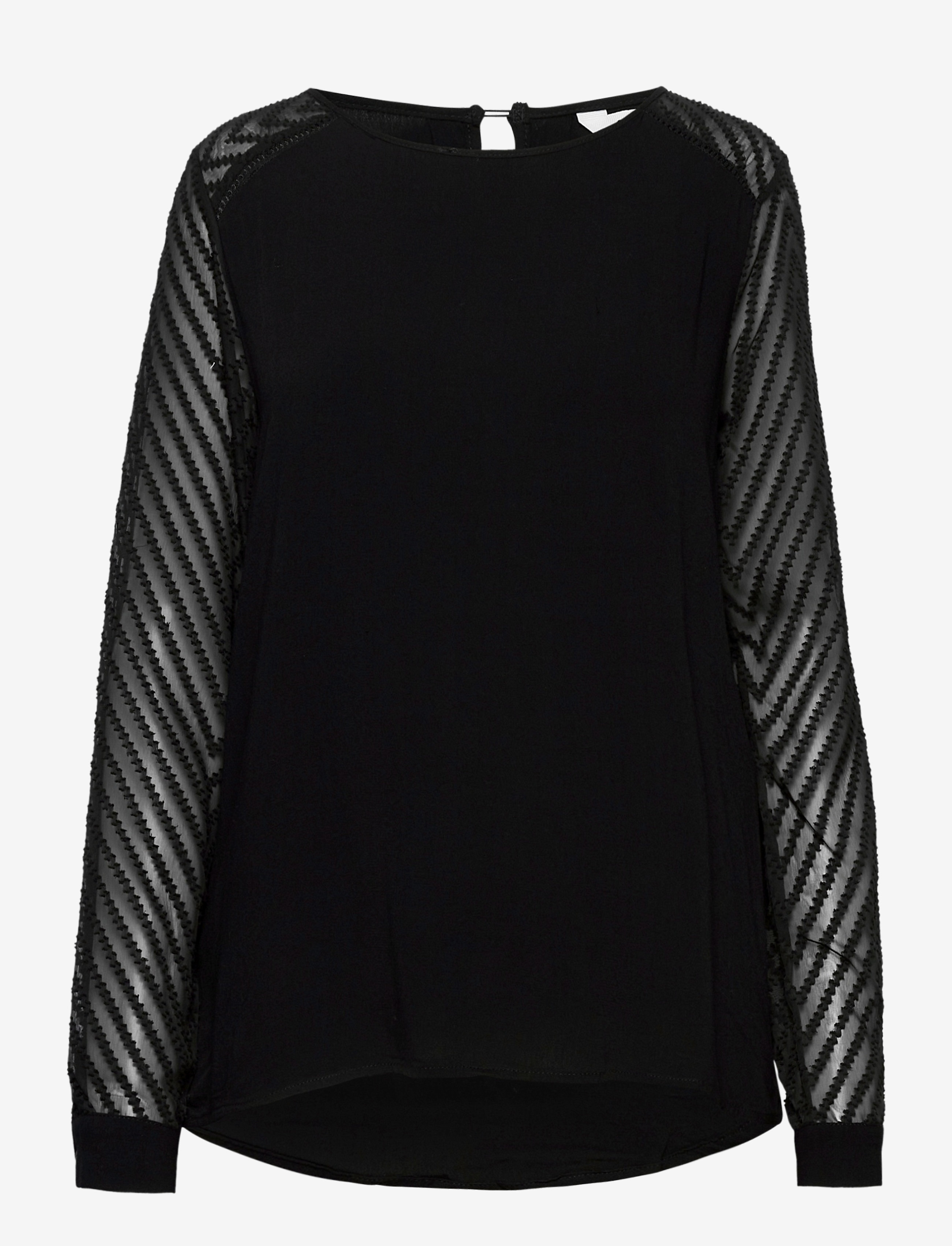 OBJZOE L/S TOP - BLACK