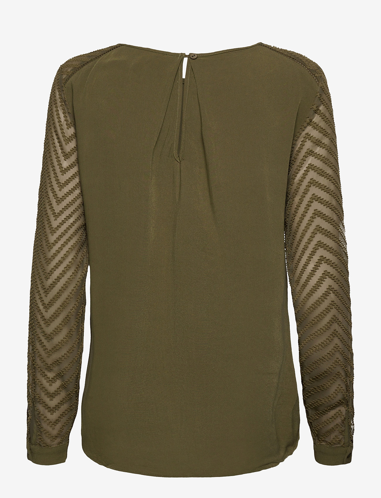 Object - OBJZOE L/S TOP - sügisesed riided - burnt olive - 1