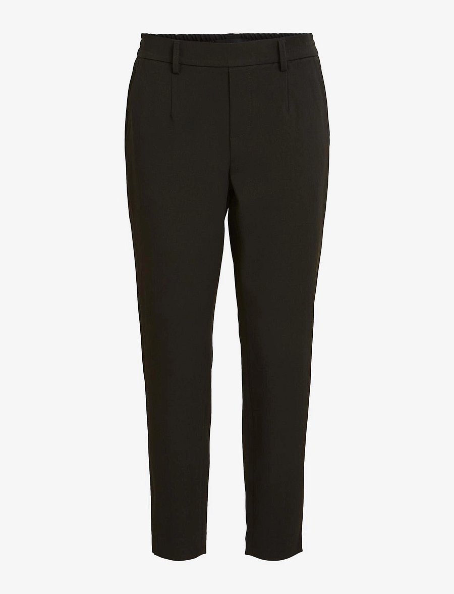 Object - OBJLISA SLIM PANT NOOS - kitsalõikelised püksid - black - 1