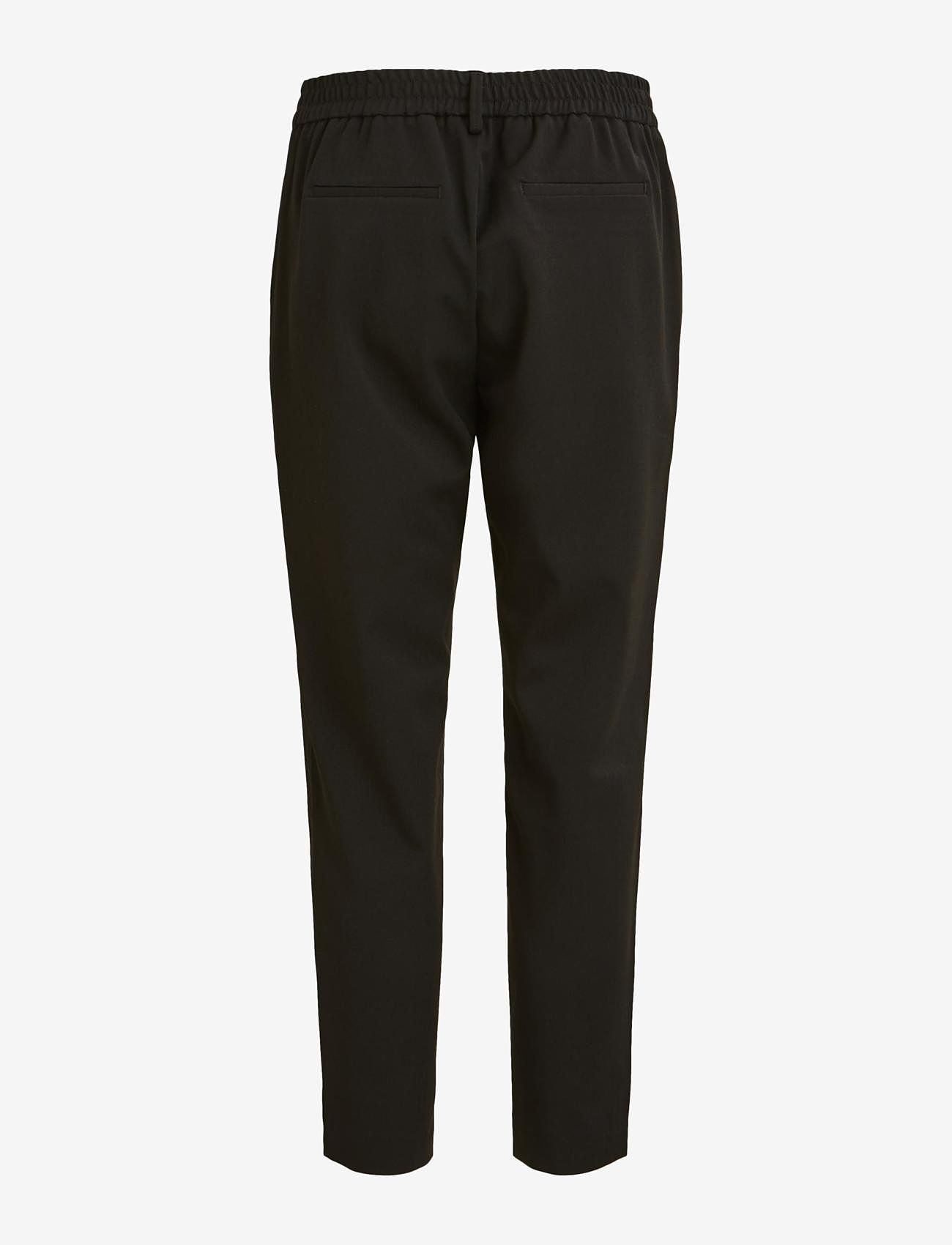 Object - OBJLISA SLIM PANT NOOS - slim fit trousers - black - 1