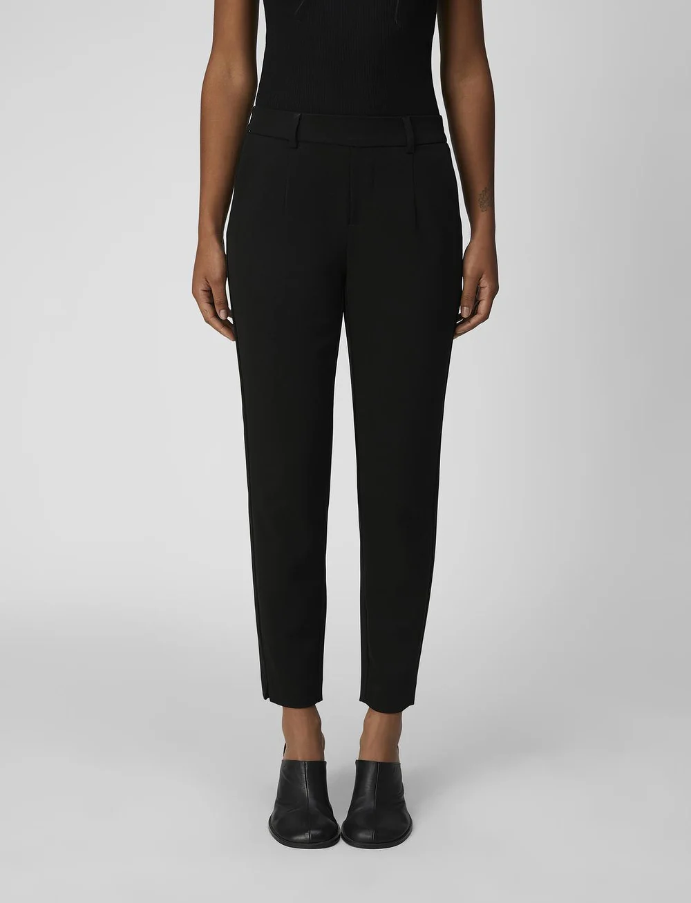 Object - OBJLISA SLIM PANT NOOS - kitsalõikelised püksid - black - 0