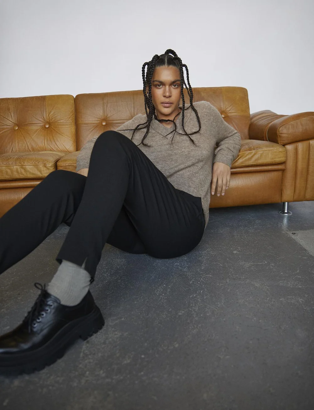 Object - OBJLISA SLIM PANT NOOS - kitsalõikelised püksid - black - 4