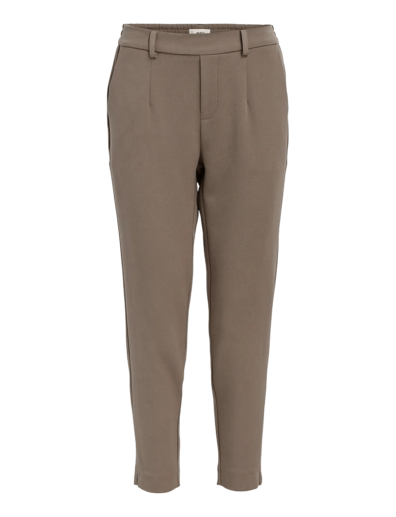Object - OBJLISA SLIM PANT NOOS - slim fit hosen - fossil - 1