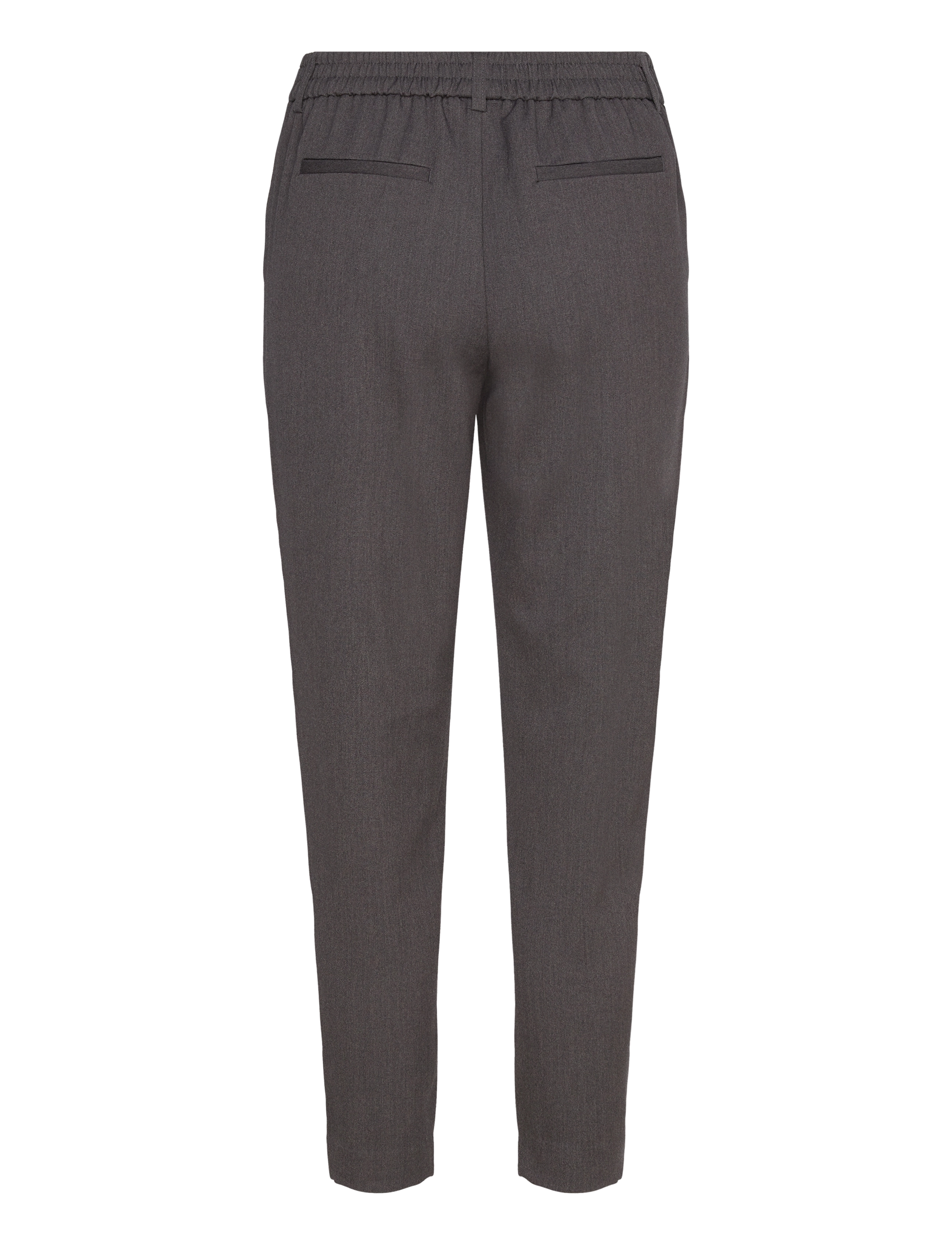 Object - OBJLISA SLIM PANT NOOS - kitsalõikelised püksid - medium grey melange - 2