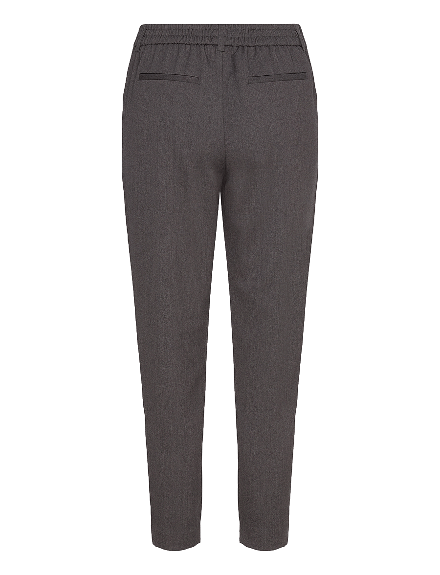 Object - OBJLISA SLIM PANT NOOS - kitsalõikelised püksid - medium grey melange - 2