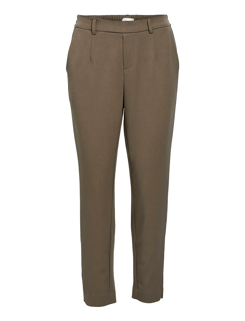 Object - OBJLISA SLIM PANT NOOS - kitsalõikelised püksid - morel - 1