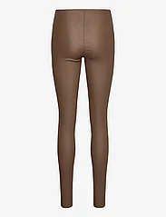 Object - OBJBELLE MW COATED LEGGINGS NOOS - party wear at outlet prices - dark earth - 1