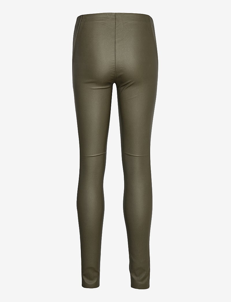 Object - OBJBELLE MW COATED LEGGINGS NOOS - lederhosen - forest night - 2