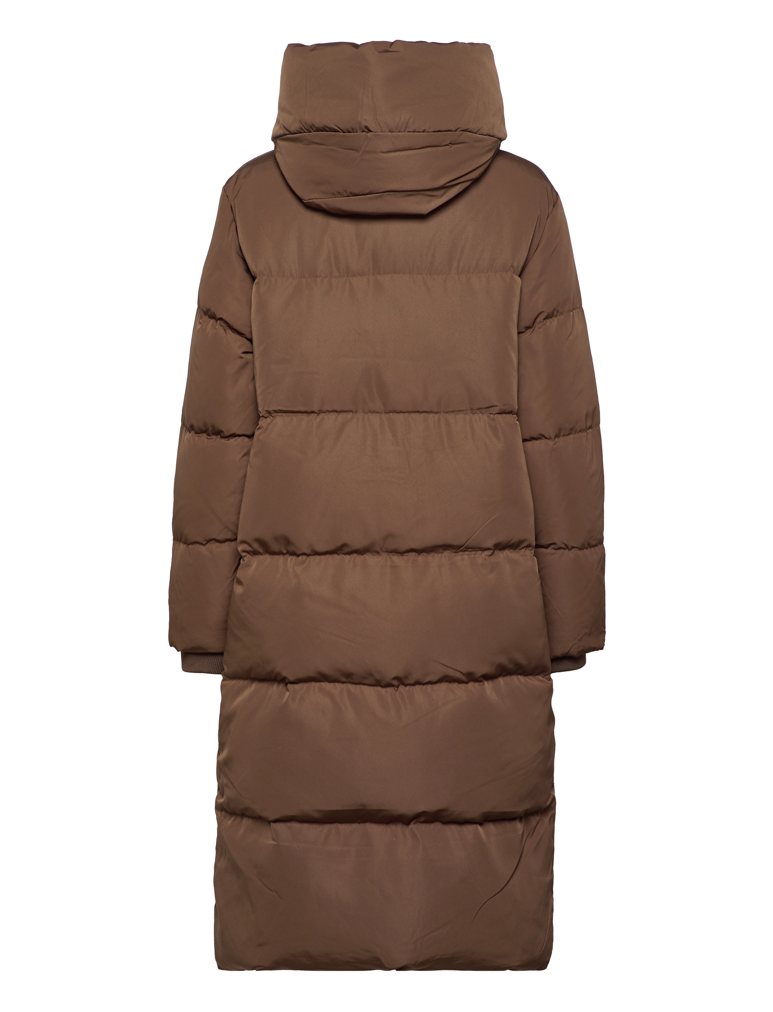 Object - OBJLOUISE LONG DOWN JACKET - dunjakker - dark earth - 3