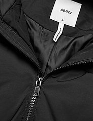 Object - OBJZHANNA L/S LONG JACKET - winter coats - black - 3