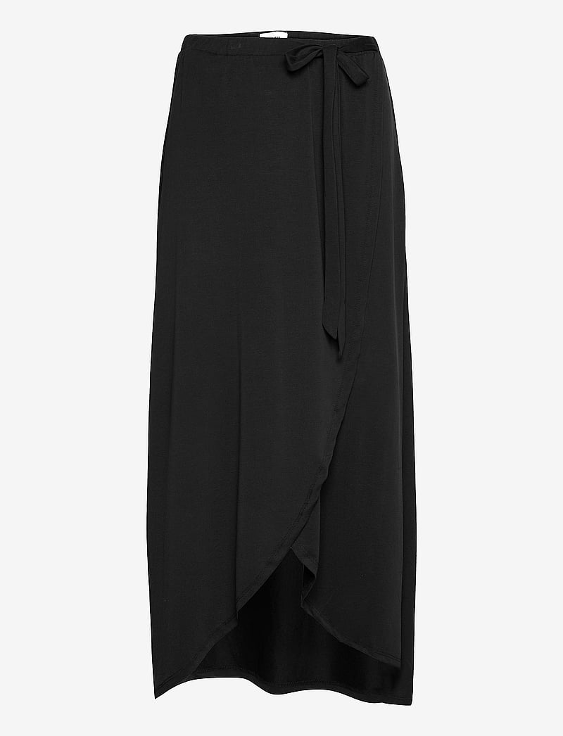 Object - OBJANNIE SKIRT NOOS - kietaisuhameet - black - 0