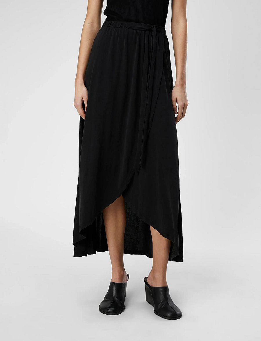 Object - OBJANNIE SKIRT NOOS - slå-om-nederdele - black - 0